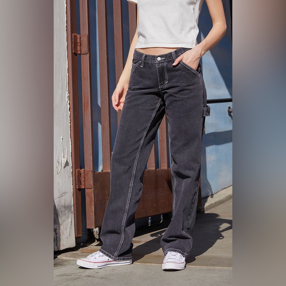 John Galt Black Carpenter Jeans from Brandy Melville
